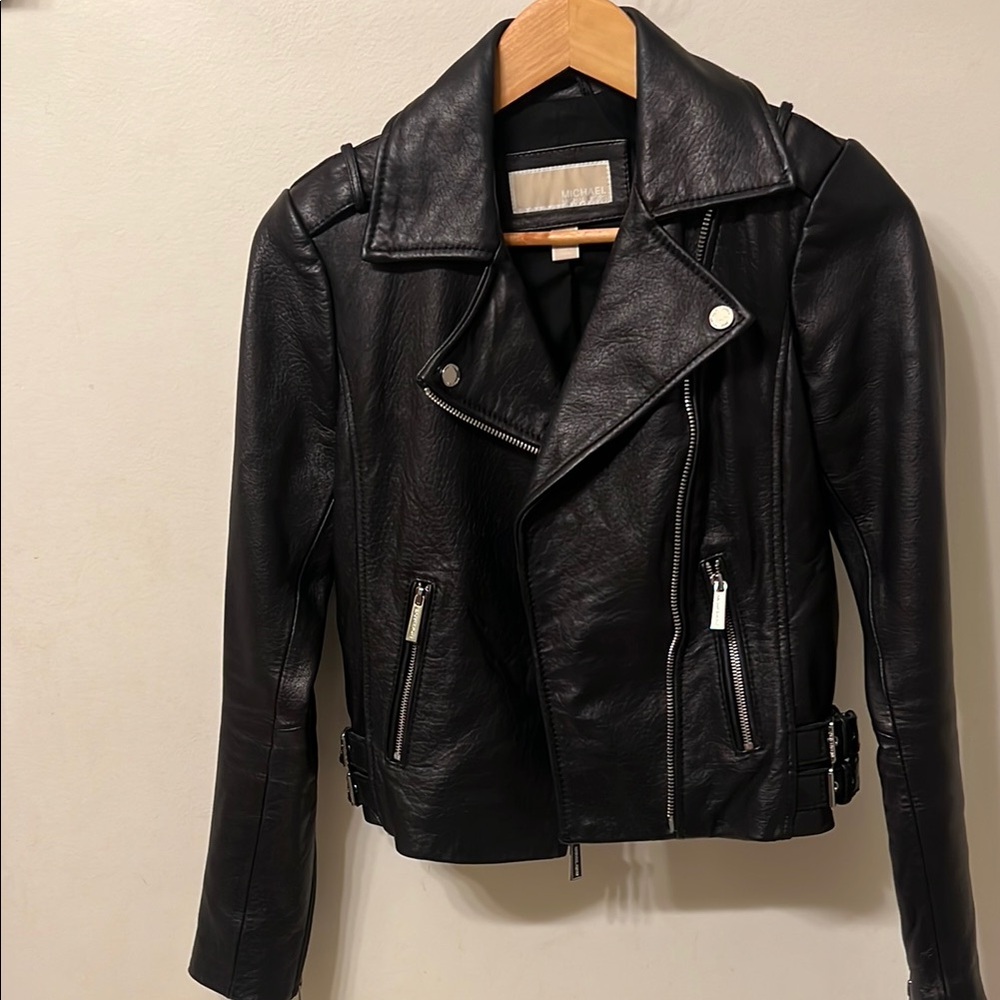 Black Leather Women's Jacket